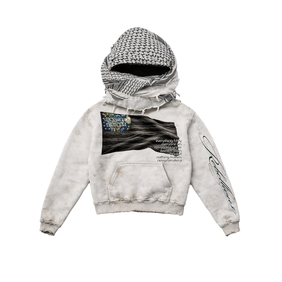 Rebellious Hoodie - White